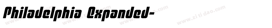 Philadelphia Expanded字体转换